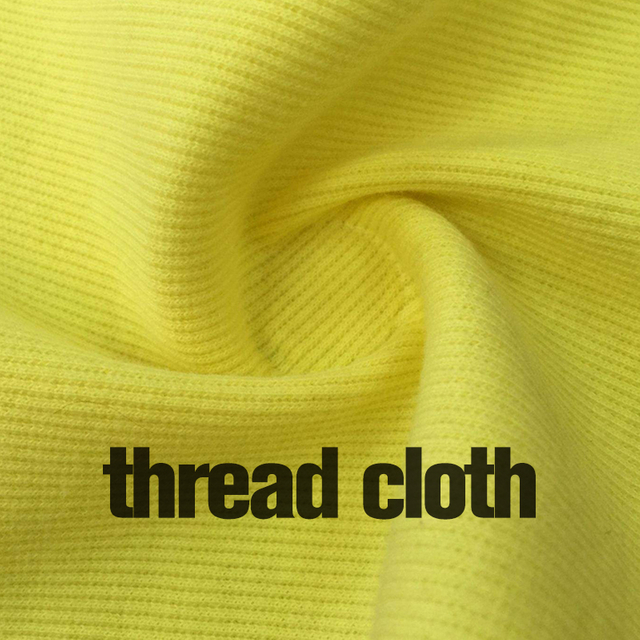 Thread knit fabric for custom pet clothing